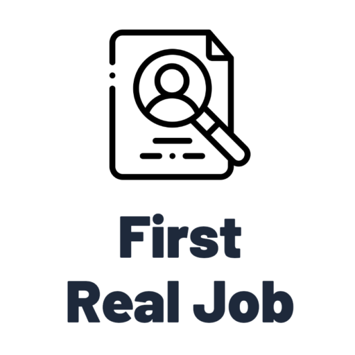 First Real Job Logo